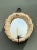 Mid 20th Century Vintage Laurel Leaf Wall Mirror With Candle Holder For Sale - Image 5 of 12