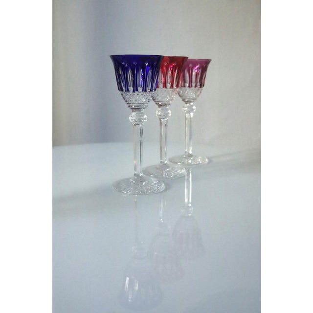 Crystal Tommy Glasses from Saint-Louis, 1930s, Set of 6 For Sale - Image 18 of 18