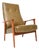 Vintage Swedish Armchair in Walnut and Leather attributed to Inge Andersson from Bröderna Andersson, 1960 For Sale