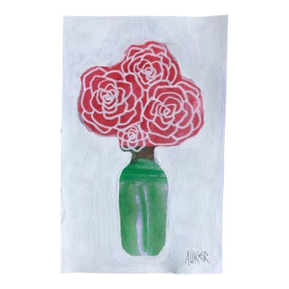 Cassandra Auker Contemporary Small Painting on Paper For Sale