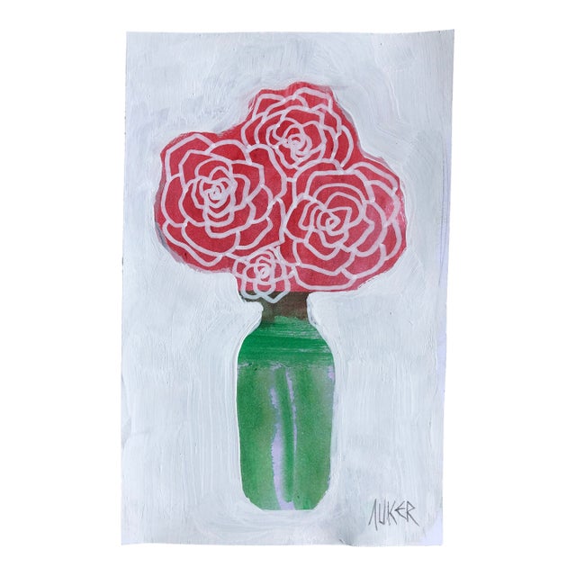 Cassandra Auker Contemporary Small Painting on Paper For Sale