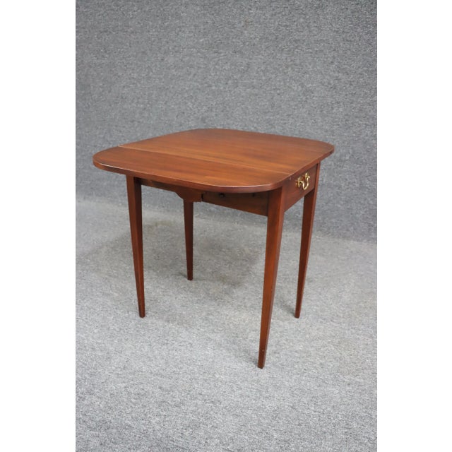 Henkel-Harris Pembrook Mahogany Side Table For Sale - Image 11 of 11