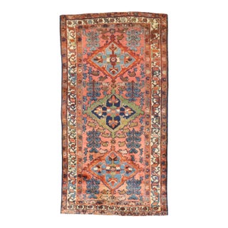 Zabihi Collection Persian Hamedan 20th Century Antique Oriental Rug For Sale