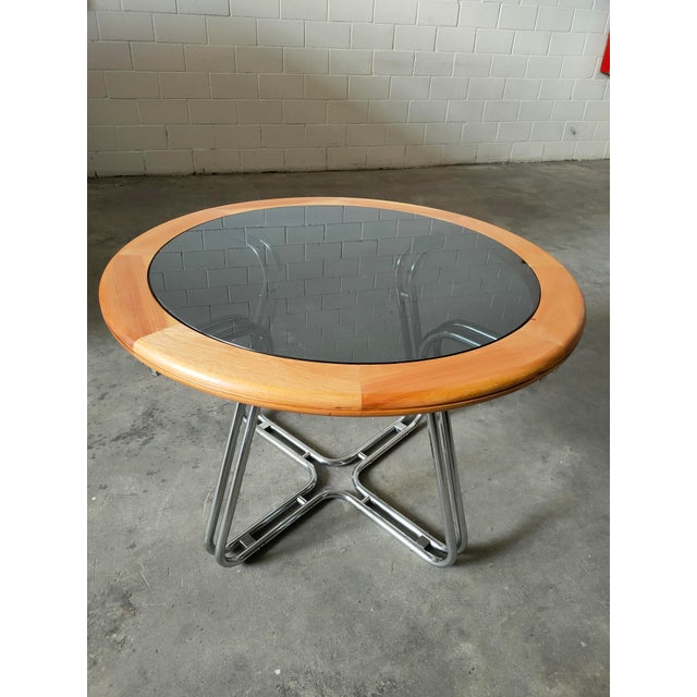 Wood Mid-Century Dining Table, Spain, 1970s For Sale - Image 7 of 7