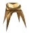 Contemporary Brushed Brass Spider Chair by Zhoujie Zhang For Sale