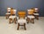 Vintage Brutalist Dining Chairs, 1960s, Set of 5 For Sale - Image 11 of 12