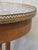 Brown Antique 1930s French Empire or Art Deco Cherry Guéridon Table With Black Marble For Sale - Image 8 of 13