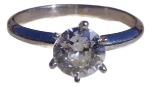The New Hope: Platinum Solitaire Ring set with 1.12 Old Mine Cut Diamond