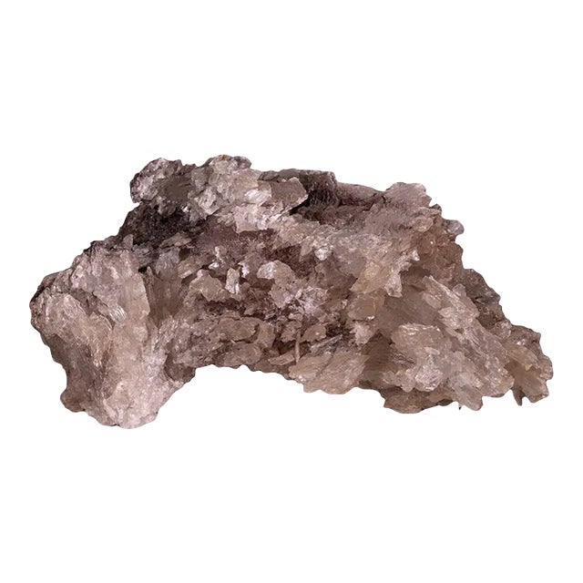 Vintage Late 20th Century Desert Crystal Gypsum Geode Mineral Specimen For Sale