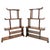 Antique Art Deco Stepped Shelves or Room Dividers, 1940s, Set of 2 For Sale - Image 13 of 13