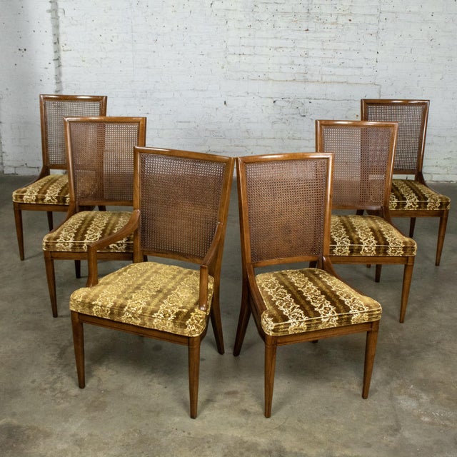 1960s American Modernist Dining Chairs Custom Folio 3 Collection by Henredon Set of 6 For Sale - Image 6 of 18
