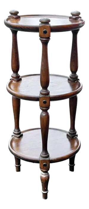 Ethan Allen Old Tavern Pine 3 Tier Stand