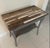Farmhouse 1960s Rustic Mismatched Reclaimed Wood Side Table For Sale - Image 3 of 10
