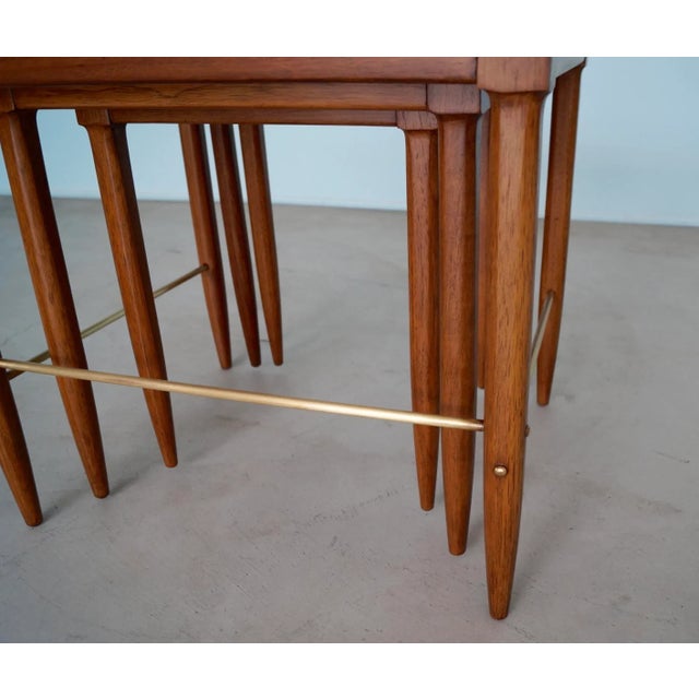 1950s Mid-Century Modern Tomlinson Nesting Tables - Set of 3 For Sale - Image 10 of 13