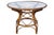 1980s Bamboo and Glass Dining Table For Sale In Tampa - Image 6 of 6