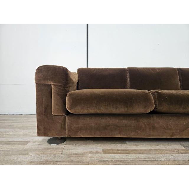 Mid-Century Modern D120 Three-Seater Sofa by Valeria Borsani and Alfredo Bonetti for Tecno, 1966 For Sale - Image 3 of 15