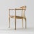 Gaulino easy chairs designed by Oscar Tusquets manufactured by BD Barcelona Design, circa 2010. Solid natural varnished...