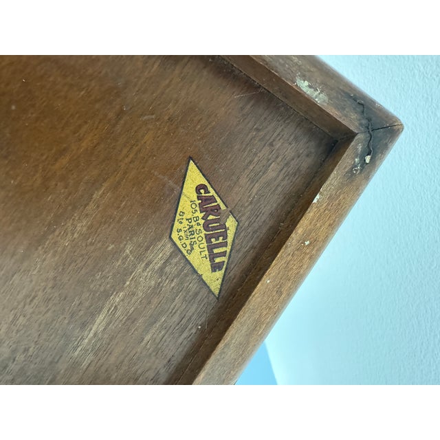 Brown Vintage, French Adjustable Architect's Side Table For Sale - Image 8 of 12