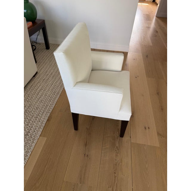 Jean Michel Frank Adolphe Chanaux Set of 6 Custom Upholstered Jean Michel Frank Style Dining Chairs by Saks Santangelo For Sale - Image 4 of 14