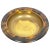 Tortoiseshell Acrylic & Brass Centerpiece Plate, 1960 For Sale - Image 9 of 9