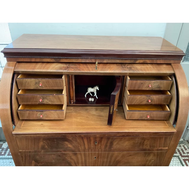 Early 20th Century Swedish Biedermeier Style Secretary Chest For Sale - Image 13 of 18