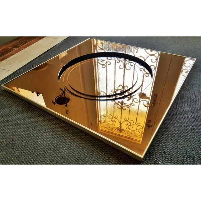 Italian Bronze Mirror by Giannoli, 1960s For Sale - Image 12 of 18