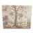 1950s Painting: Woodland Landscape With Centered Tree and Impressive Texture For Sale