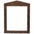 Large Brown Hand-Carved Wooden Mirror with Organic Motif For Sale - Image 6 of 6