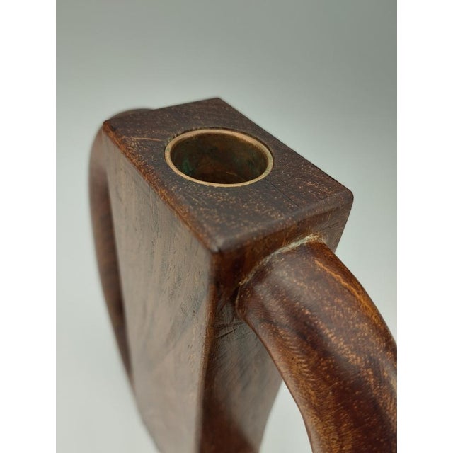 Mid-Century Teak Vase, 1960s For Sale - Image 6 of 8