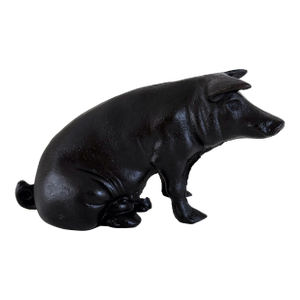 Antique Cast Iron Pig Bank