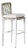 Delta Kappa Bar Stool in White For Sale
