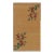 1960s Vintage Distressed Art Deco Rug in Golden-Brown With Colorful Floral For Sale