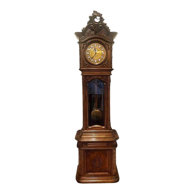 Gazo Angelina Carved Grandfather Clock Chairish