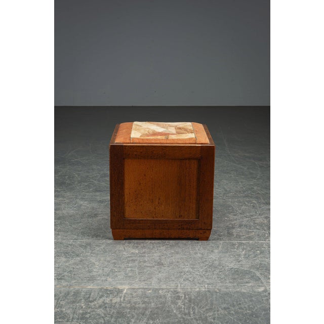 Vintage Art Deco Stool, 1930s For Sale - Image 5 of 12