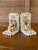 Wood Pair Vintage Handcrafted Coastal Seashell Encrusted Coastal Bookends For Sale - Image 7 of 12