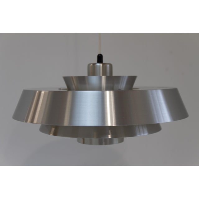 Metal Danish Nova Pendant by Jo Hammerborg for Fog & Mørup, 1960s. For Sale - Image 7 of 16