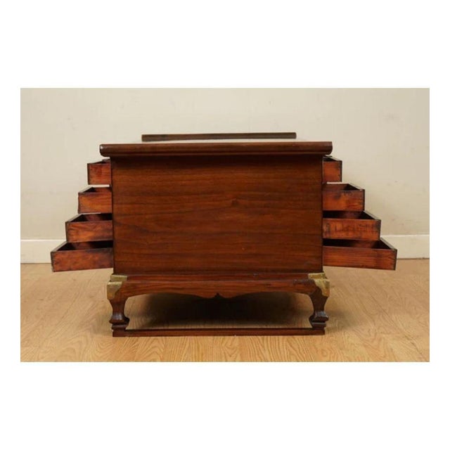 Korean Elm Coffee Table with Drawers, Late 19th Century For Sale - Image 9 of 13