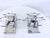 1980s Chrome and Crystal Glass Wall Lights attributed to Kinkeldey, 1970s, Set of 2 For Sale - Image 5 of 10