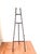 Faux Bamboo Floor Easel Display Stand Foldable Wood Easel Dark Brown Finish For Sale - Image 11 of 14