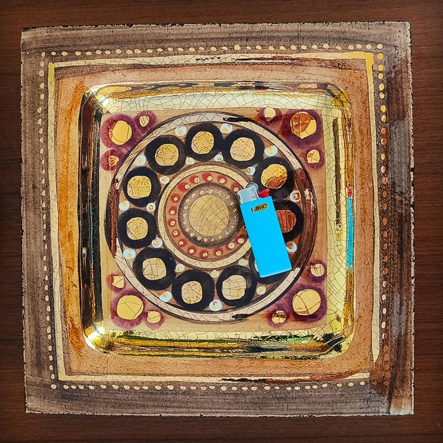 Ceramic Platter by Georges Pelletier, France, 1970s For Sale - Image 12 of 17