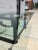 Sculptural Postmodern Memphis-Style Coffee Table With Matte Black Steel Base & Glass Top - Pacific Design Center Provenance For Sale In Los Angeles - Image 6 of 11