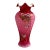 Fenton "Berries of Wild Rose" Art Glass Vase Limited Edition For Sale