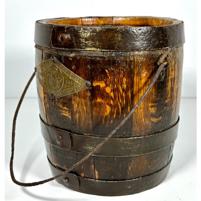 Antique Fahnestock Paint Bucket: 19th Century Pittsburgh, Pennsylvania For Sale - Image 4 of 10
