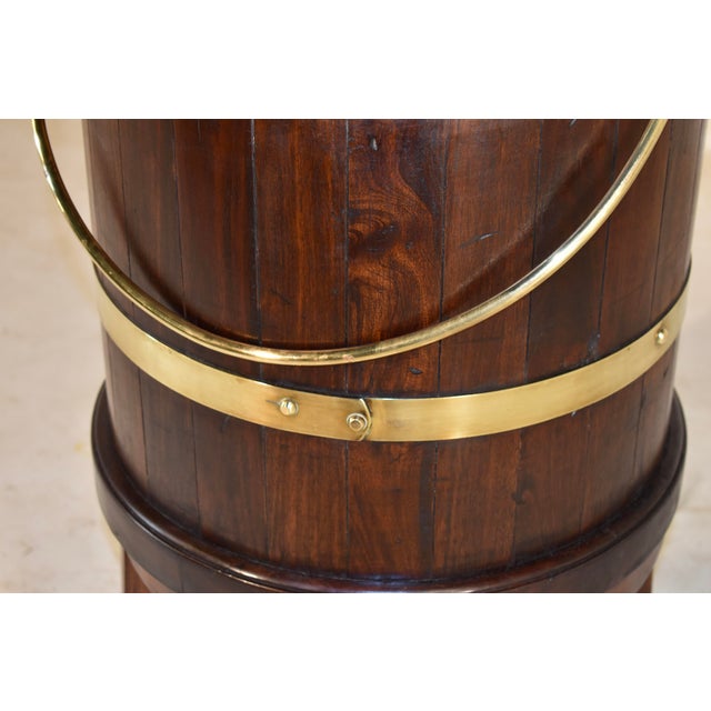 19th Century Strapped Mahogany Planter/Wine Cooler For Sale In Greensboro - Image 6 of 8