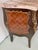 1950s Louis XV Style Marquetry Inlaid Marble Top Commode - Made in Spain 1 of 2 For Sale - Image 5 of 6