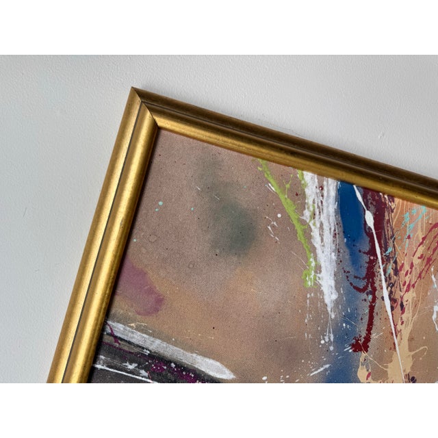 Large - Craig C. Reheis (1941-1991) Expressionist Abstract Painting For Sale - Image 9 of 11