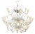 Venetian Murano Crystal Chandelier, 1970s For Sale