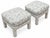 1980s Pair of Pillow Top Upholstered Parsons Ottomans in the Style of Milo Baughman For Sale - Image 5 of 5