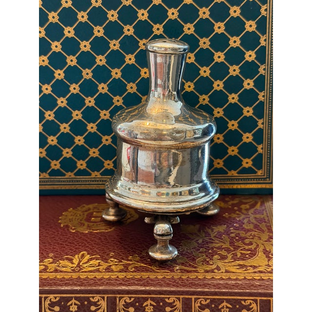 Early Vintage Silver Plate Pepper Mill, Made in France For Sale - Image 12 of 12