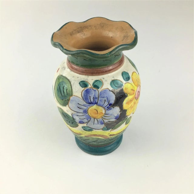 Sorrento Italian Clay Artisan Bud Vase For Sale - Image 12 of 12